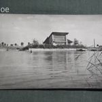 Képeslap, fotó, Agárd, Velencei tó, ornitológia, Agárdi Ede, madár megfigyelő kutatóállomás látkép, 1960- fotó