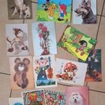 retro képeslapok a 80-as évekből (16 db) fotó