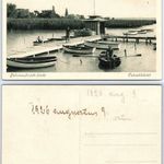 Balatonalmádi fürdő, csónakkikötő. Monostory 31. 1926 képeslap, képeslevelezőlap fotó