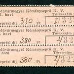 Hajdú Vármegye kéményseprődíj 1950 fotó