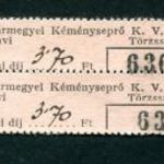 Hajdú Vármegye kéményseprődíj 1951 fotó