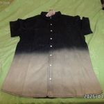 Új, címkés Batikolt Stitch and Soda Férfi Ing M-es B-6 fotó