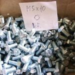 csavar M4x30 M5x10 M5x20 M6x10 M8x16, horganyzott, fényes, M3x20 hernyócsavar fotó