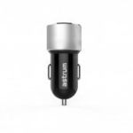 Astrum CC210 v2 fekete - ezüst autós töltő 2.4A 2USB, 2X Smart IC 12W fotó