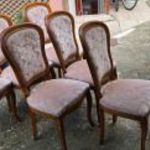 6 db. elegáns és olasz minőségi chippendale-neobarokk szék (SELVA) fotó