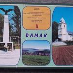 Képeslap, levelezőlap - Damak község Borsod megye BU (04/05/E) fotó