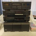 Hifi csomag - Sony CD lejátszók, Pioneer kétkazettás magnó fotó