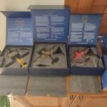 3x Oxford 1/72 DeHavilland DH 88 Comet Percival Proctor D.H.89 Dragon rapide makett fotó