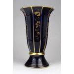 1K484 Régi kobaltkék Jlmenau porcelán váza 16 cm fotó