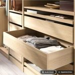 IKEA Komplement fiók 4 darab és egy IKEA Komplement behúzható szürke nadrágtartó 75x35 cm 1Ft-ról fotó