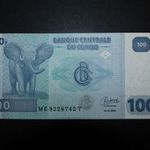 Kongó 100 frank P.98 2022 UNC elefánt fotó