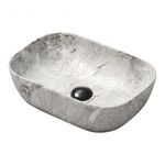 Welland ZT-2013-R34 pultra építhető mosdókagyló - 46 x 32 cm - márvány mintás fotó