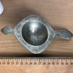 -AM276- Régi Alpakka Tea Szűrő fotó