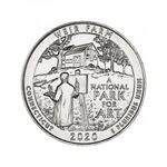 USA, quarter dollar 2020 D - Weir Farm aUNC+ fotó