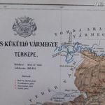 Kis-Küküllő Vármegye térképe. Nagy-Magyarország: Pallas Nagy Lexikona. Gönczy Pál. Posner nyomása. fotó