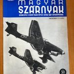 1940 Október 1. Magyar Szárnyak BETILTOTT Repülésügyi Világháborús folyóirat - SZÉP példány fotó