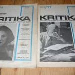 Kritika társadalomelméleti és kulturális folyóirat 1982 - 6 db fotó