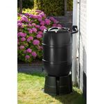 Nature fekete esővízgyűjtő hordó 120 L 51 x 81 cm fotó
