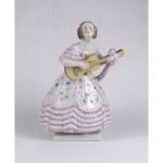 1T585 Herendi porcelán Déryné figura 21 cm fotó