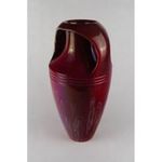 1U056 Nagyméretű Zsolnay ökörvérmázas art deco váza 32.7 cm fotó