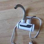 Elektromos átfolyó melegítő csaptelep fotó