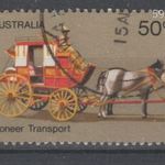 1972. Ausztrália Australia Mi: 508 bevándorlás lovas kocsi ló fotó