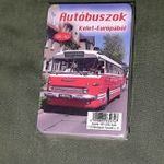 AUTÓBUSZOK KELET-EURÓPÁBÓL - AUTÓKVARTETT KÁRTYA - IKARUS - MÁVAG - ROBUR - STB fotó