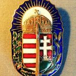 Vitézi jelvény, Hothy-féle eredeti makulátlan, jelzett Jerouschek gyártás; beazonosított érdemszerző fotó
