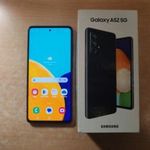 Samsung Galaxy A52 5G 6/128GB Dual Fekete Újszerű Garival ! fotó