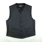 EREDETI BUGATTI (L / XL) ELEGÁNS *NAGYON KOMOLY* FÉRFI *MINŐSÉGI* SÖTÉTSZÜRKE ZAKÓ MELLÉNY fotó