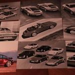 Porsche 911 9 db eredeti gyári fotója no 3. Ötvenéves prospektus szett 663 fotó