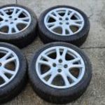 Mazda 2 DE gyári alufelni nyári gumival szerelve eladó fotó