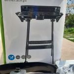 Újszerű, Nedis elektromos állványos grill 2000W, 2 az 1ben asztali grill, kerti állvánnyal fotó
