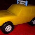 Retro trafikáru RITKA hibátlan kemény műanyag LADA kombi AUTOMENTŐ 14 cm a képek szerint fotó