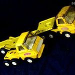 TONKA ... 2 DB RÉGI LEMEZJÁTÉK FÉM KAMION TEHERAUTÓ EGYBEN ! fotó