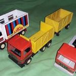 VINTAGE NDK DDR GDR német BISON lermez bakelit LENDKEREKES kamionpark 3 db EGYBE a képek szerint fotó