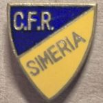 Régi romániai sport egyesület jelvény, kitűző, tűzzománc, CFR SIMERIA, PISKII Vasutas Sport Egylet fotó