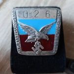 Náci Luftwaffe Zománcos jelzett GESCH fotó