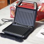 George Foreman 25030-56 kompakt piros grill fotó