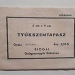 Régi Biogal Gyógyszergyár Debrecen Tyúkszemtapasz 9X14 Cm fotó