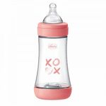 Chicco Perfect5 biofunkcionális cumisüveg 240 ml- közepes átfolyás - rózsaszín fotó
