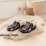 Wonderwalk Termo béléses kék virágos házicipő 40 fotó