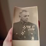 Horthy vezérőrnagy tábornok világháborús katonai fotó fénykép magyar érdemrend olasz koronarend fotó