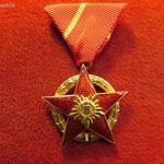VÖRÖSCSILLAG ÉRDEMREND I.FOKOZATA (III.VILÁGHÁBORÚS PROTOTIPUS) kiv+ fotó