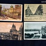 4 DB RÉGI BUDAPEST KÉPESLAP EGYBEN fotó