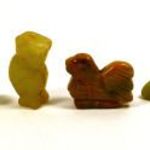 4 DB FARAGOTT ÓNIX - ÁSVÁNY ÁLLAT MINI FIGURA EGYBEN X fotó