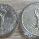 1970 Felszabadulás 50 + 100 Forint BU 16 + 22 g/0, 640 ezüst fotó