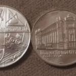 1974 Magyar Nemzeti Bank MNB 50 + 100 Forint BU 16 + 22 g/0, 640 ezüst fotó