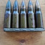 II. világháborús német stg 44 7, 92 kurz lőszerek keretben HATÁSTALAN fotó