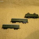 1391 BTTB 1: 120 CCCP Szovjet komplett szerelvény villanymozdonnyal, szép állapotban, vasútmodell fotó